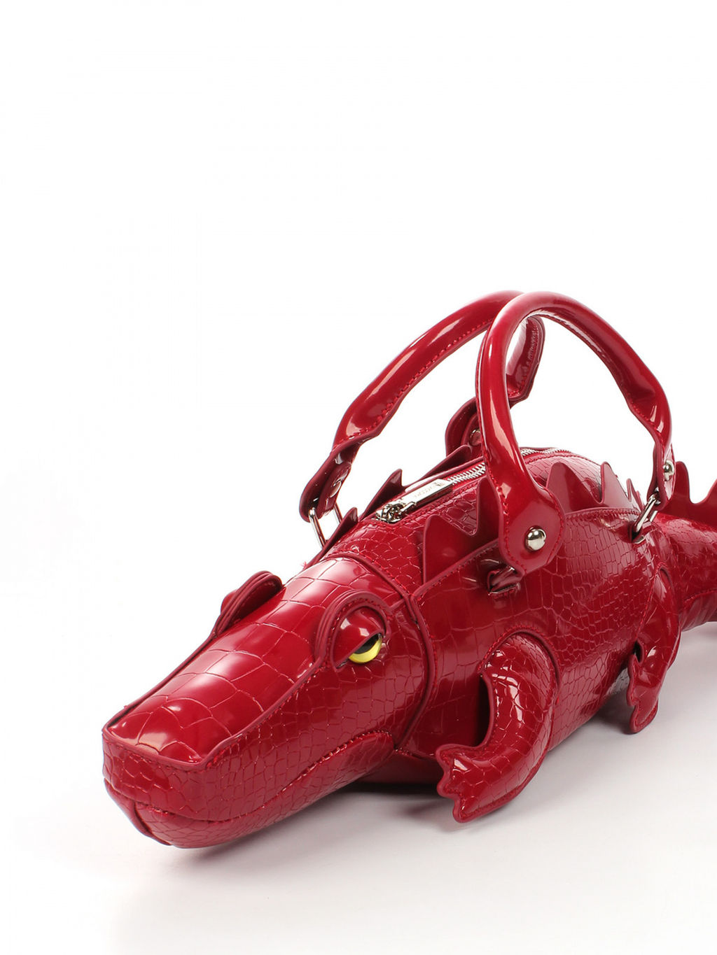LACCOMA сумка ИГР25061-крокодил-красный эко кожа хлопок  фото 3