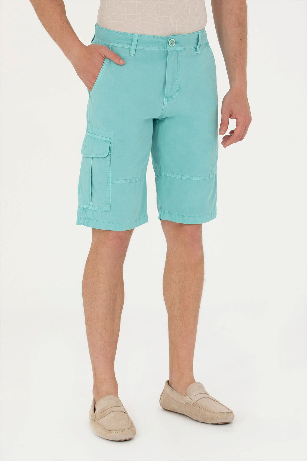 U. S. Polo Assn Мужские мятные тканые шорты - U.s. polo assn фото 9