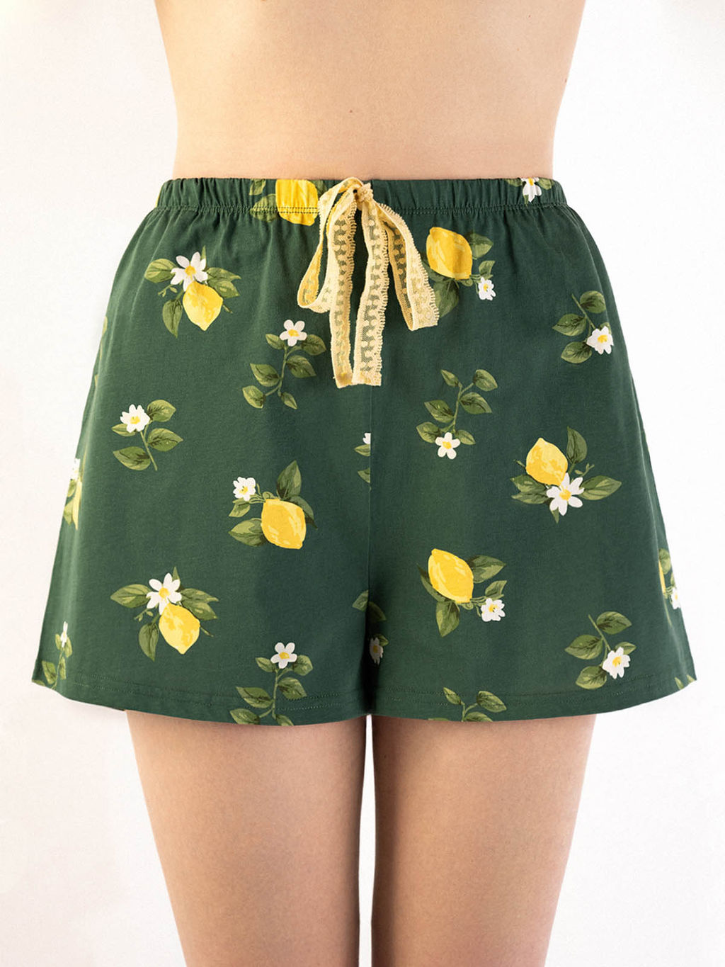 Пижама Indefini 5059TBP желтый хлопок фото 7