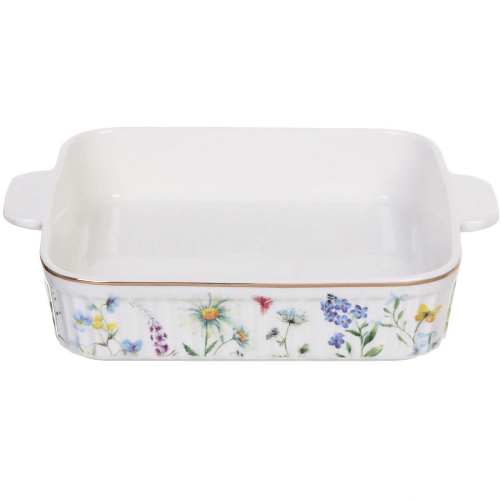 Форма керамическая для запекания "Альпийский луг" 0,5л 20,5*17*4,5см