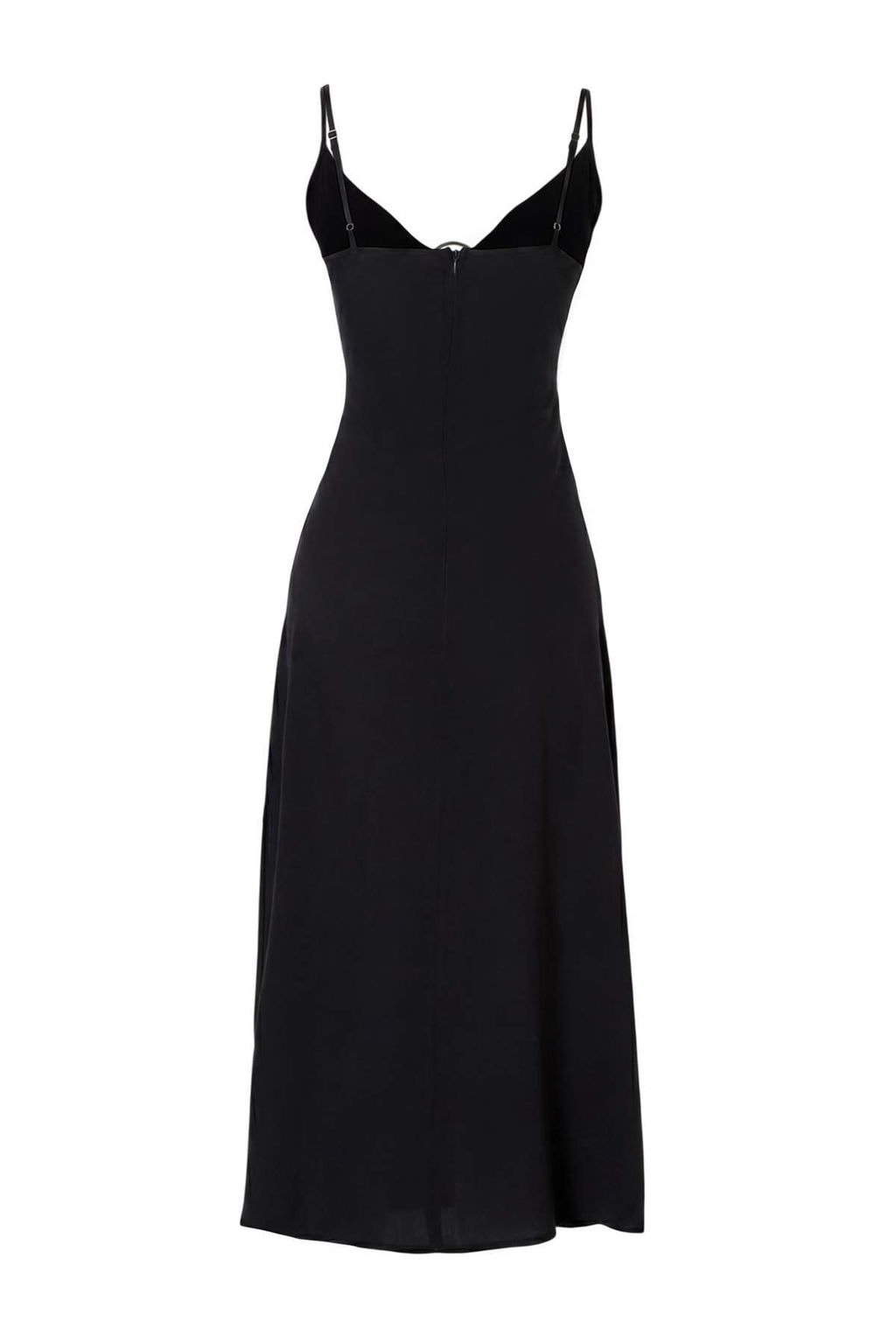 Siyah Dokuma Cut Out Detayl_ Maxi Plaj Elbise TBESS24EL00127 - Trendyolmilla фото 5