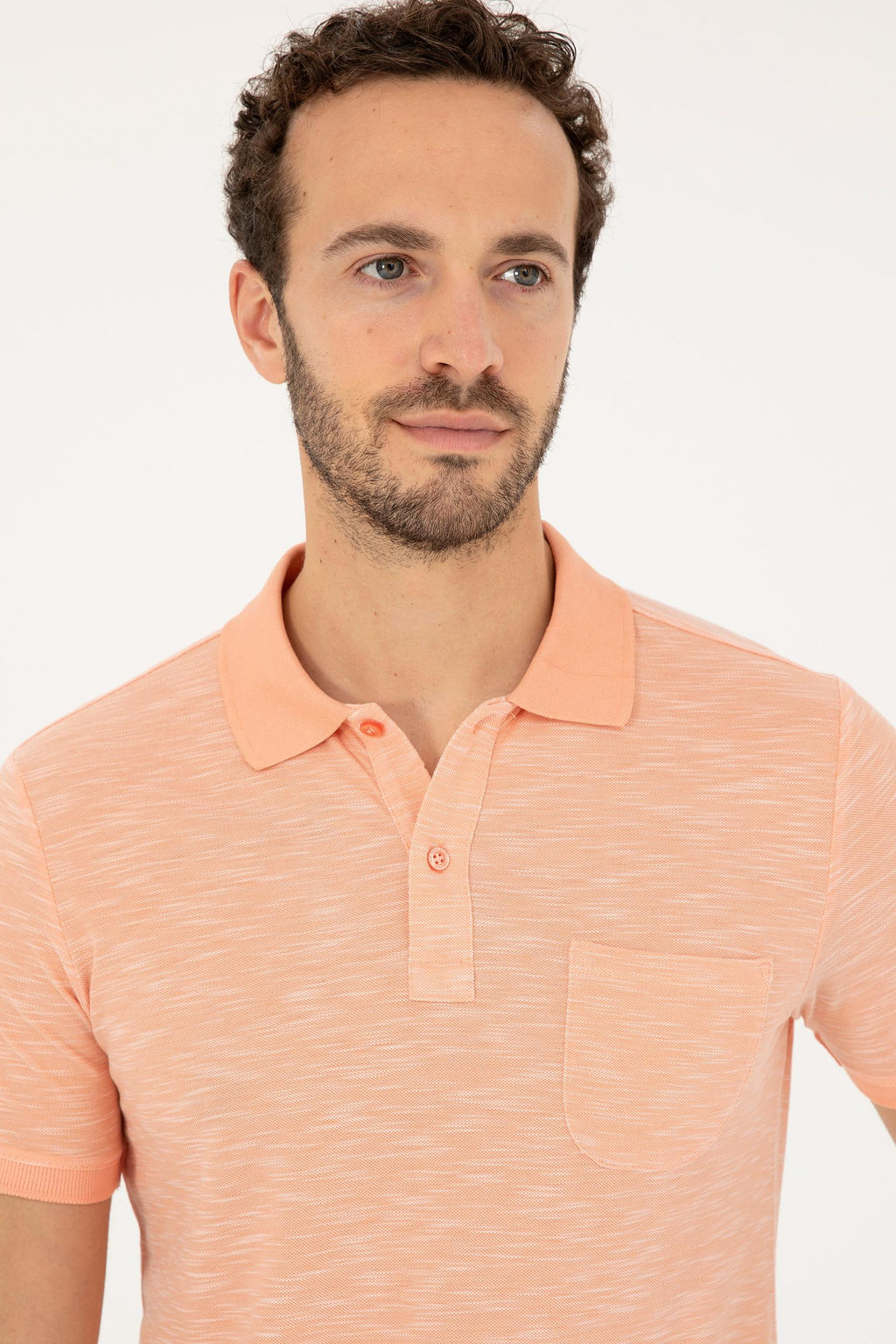 U. S. Polo Assn / Мужская футболка с лососем - U.s. polo assn фото 2