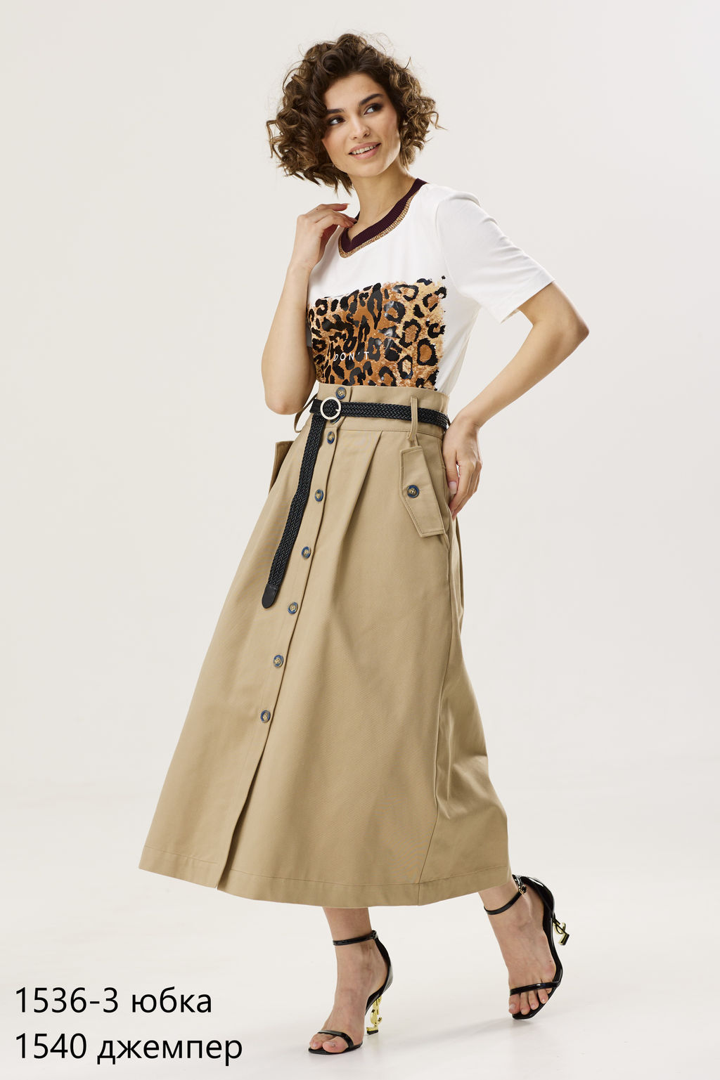 1536-3 Юбка - Niv niv fashion фото 4