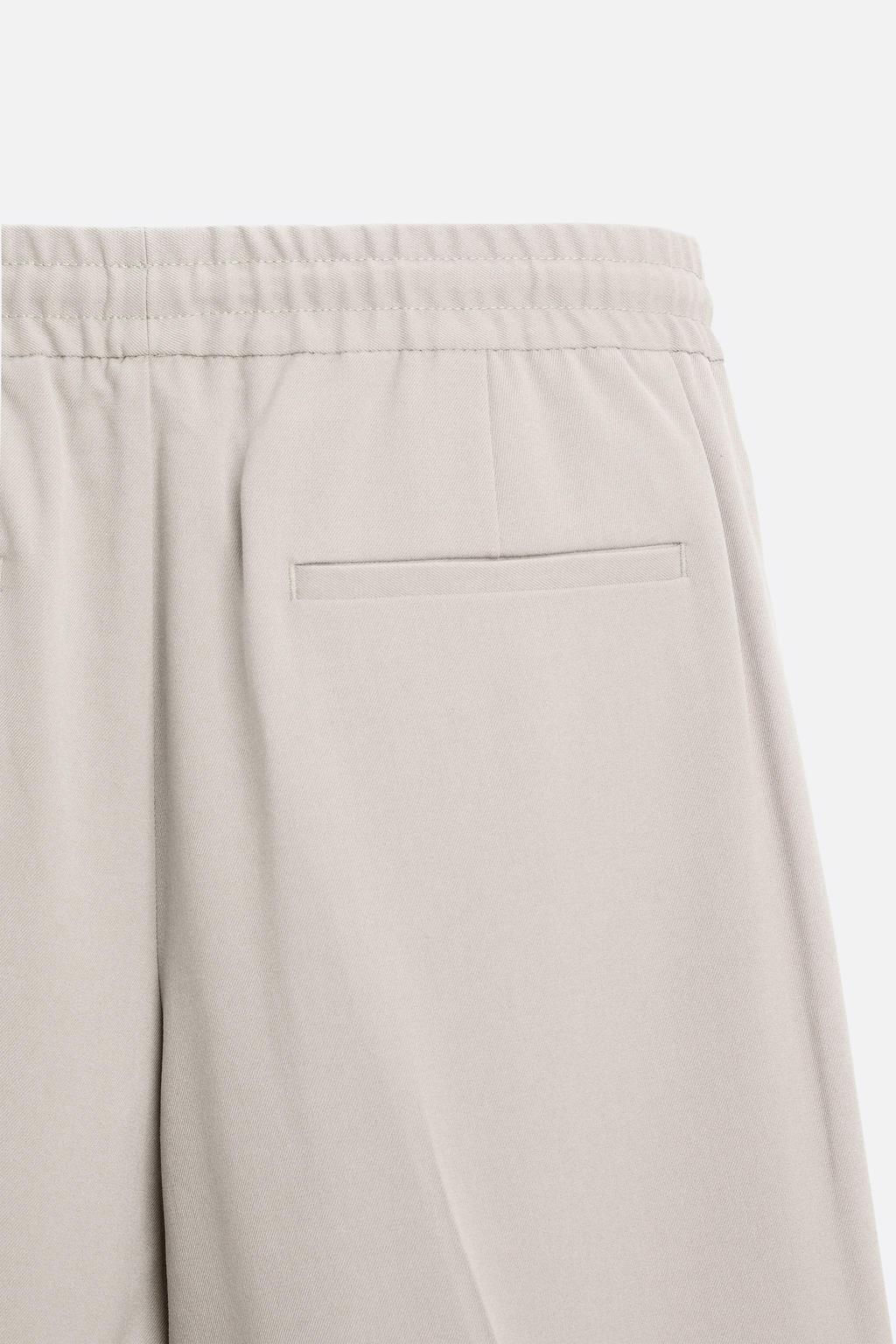 COMFORT FIT JOGGER WAIST TROUSERS - Zara фото 45