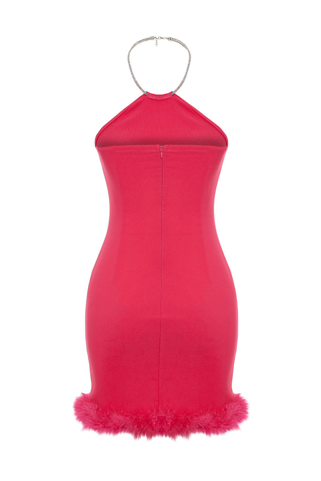 TRENDYOLMILLA Siyah Vucuda Oturan Otrisli Parlak Tasl? Dokuma K?sa S?k Abiye Elbise TPRSS23EL00255 фото 13