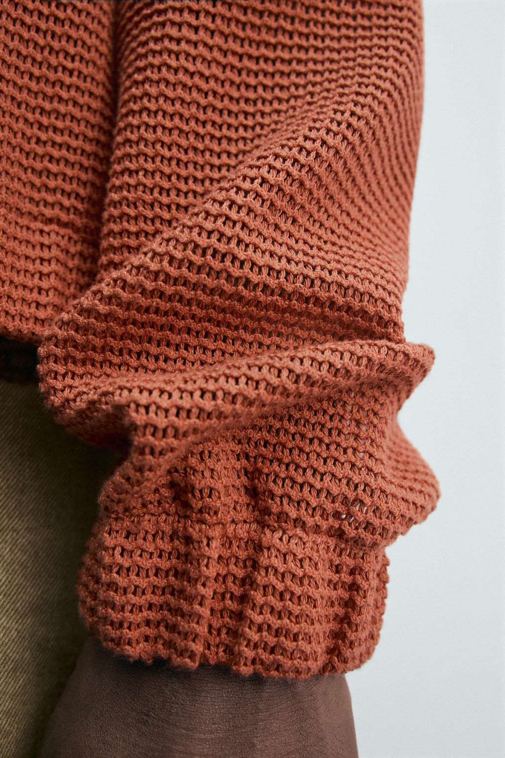 OPEN KNIT HOODIE - Zara фото 5