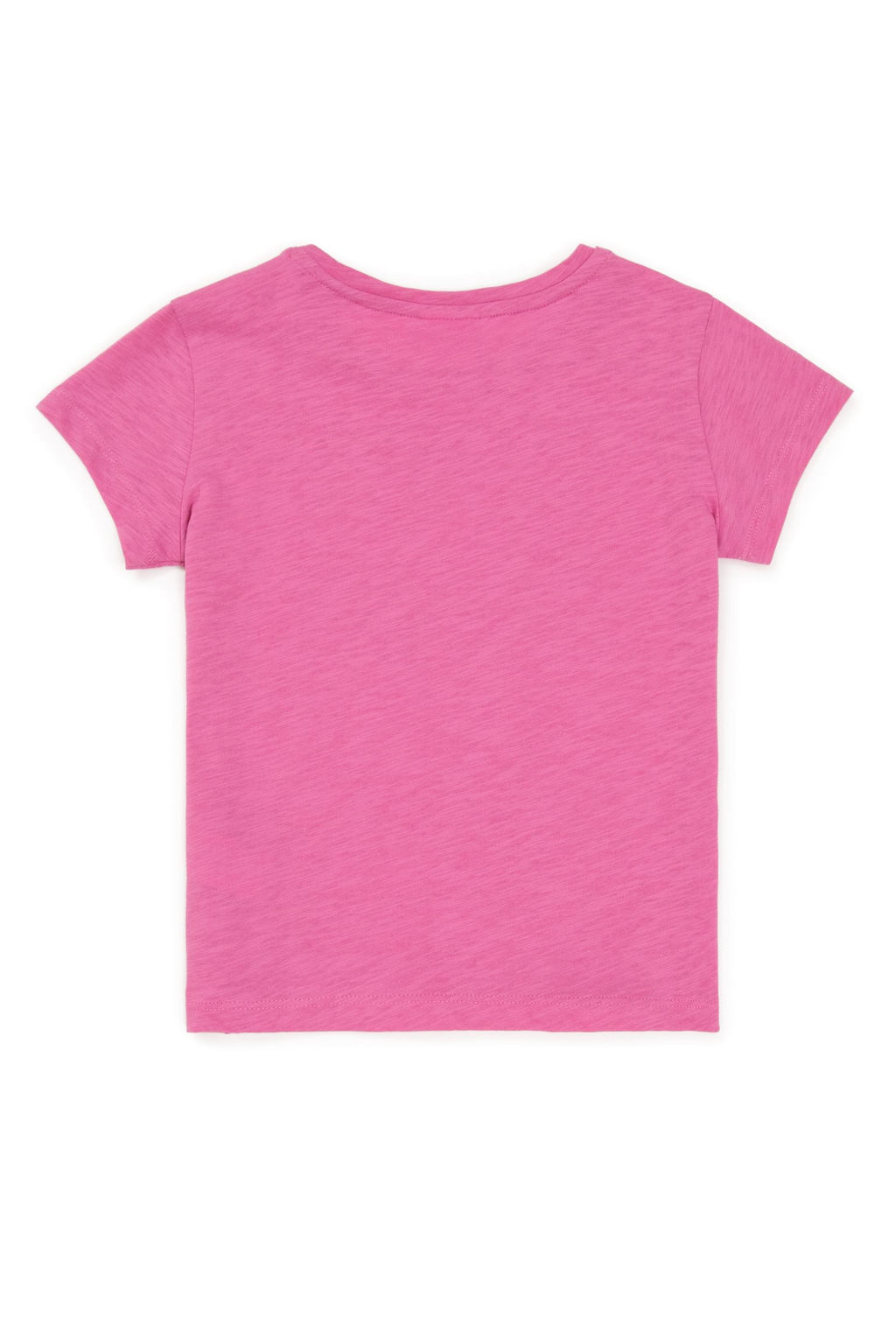 Розовая базовая футболка с круглым вырезом для девочек Неожиданная скидка в корзине - U.s. polo assn фото 5