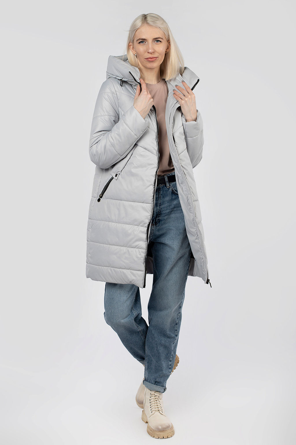 Куртка женская демисезонная (синтепон 200) - El podio фото 6