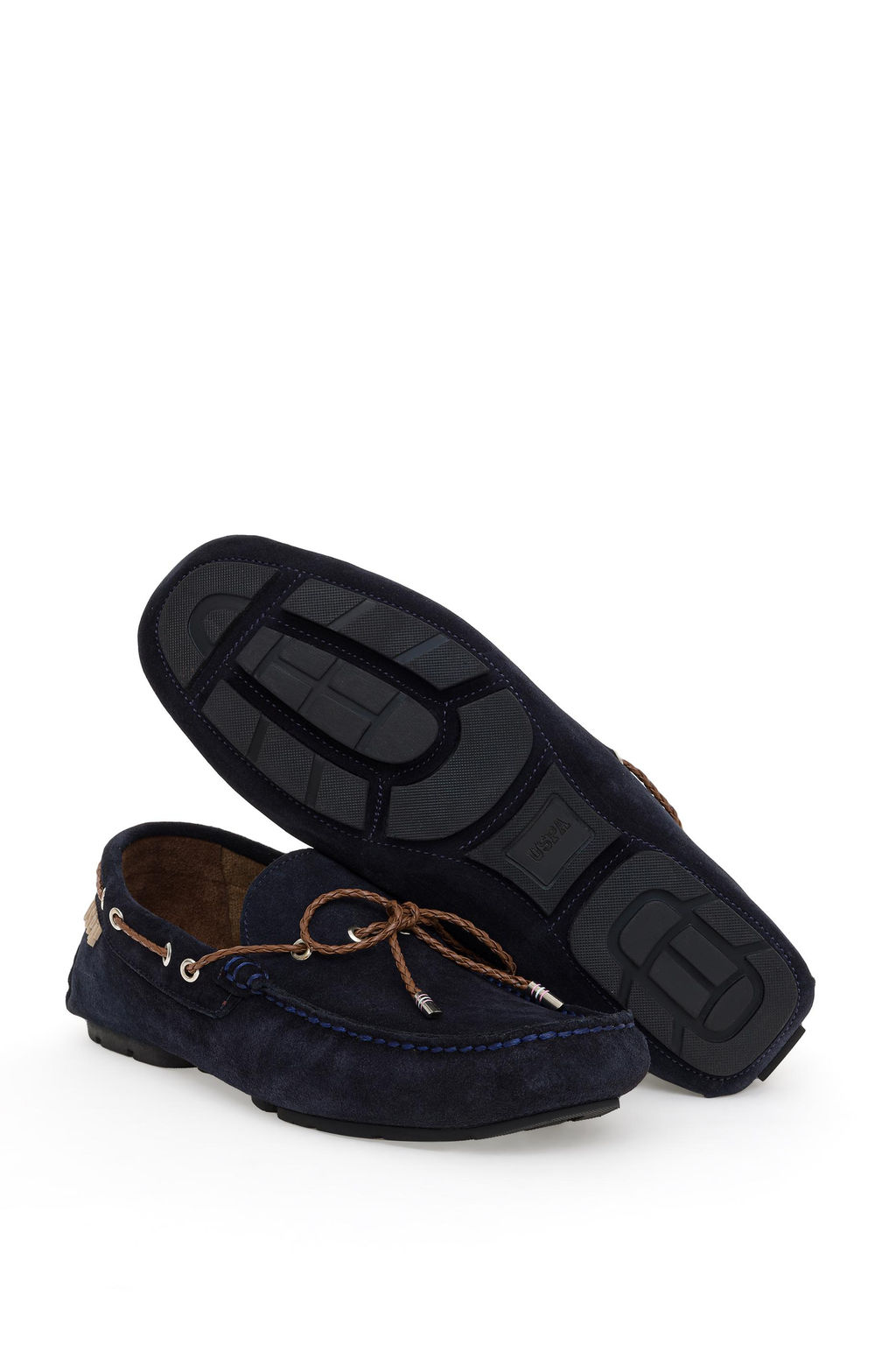 U. S. Polo Assn Мужские темно-синие лоферы - U.s. polo assn фото 14