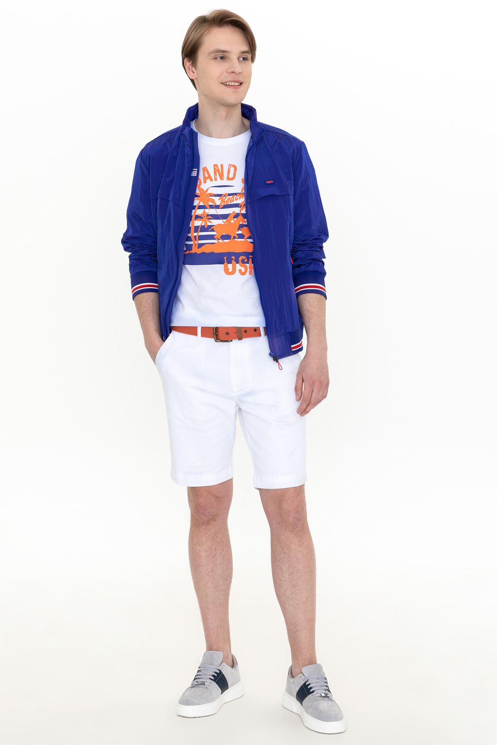 U. S. Polo Assn Мужское синее пальто - U.s. polo assn фото 4