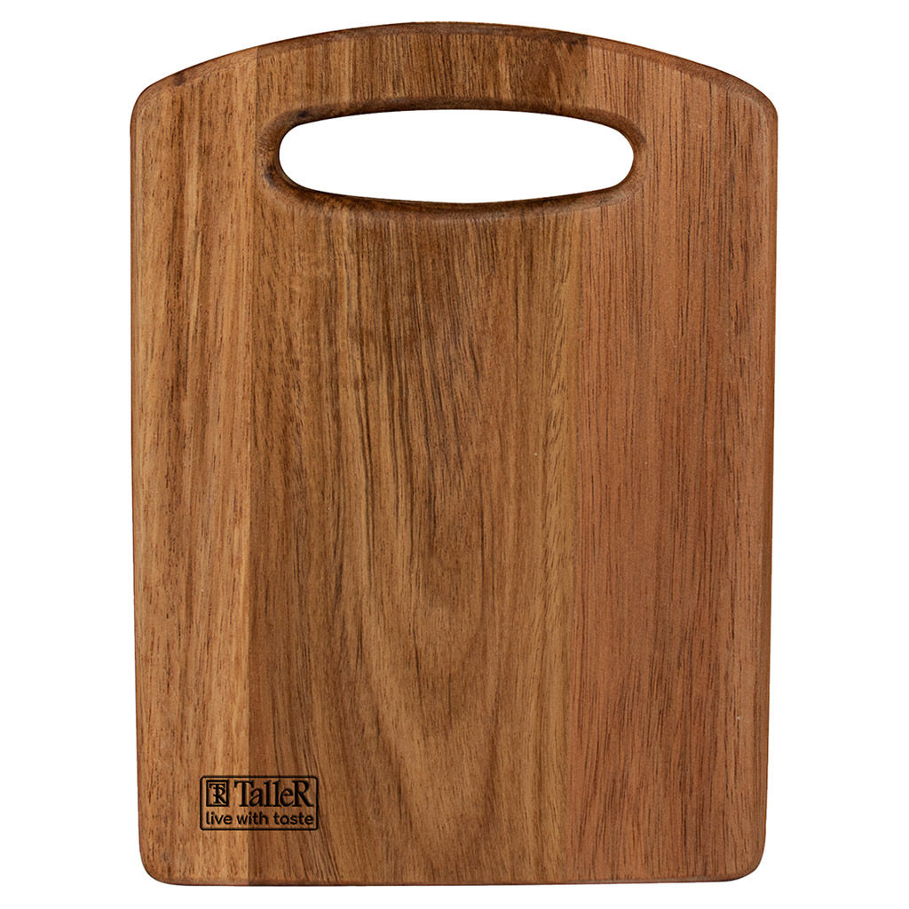 Доска разделочная из акации TalleR 28х20х1,5см, прямоугольная (Китай)
