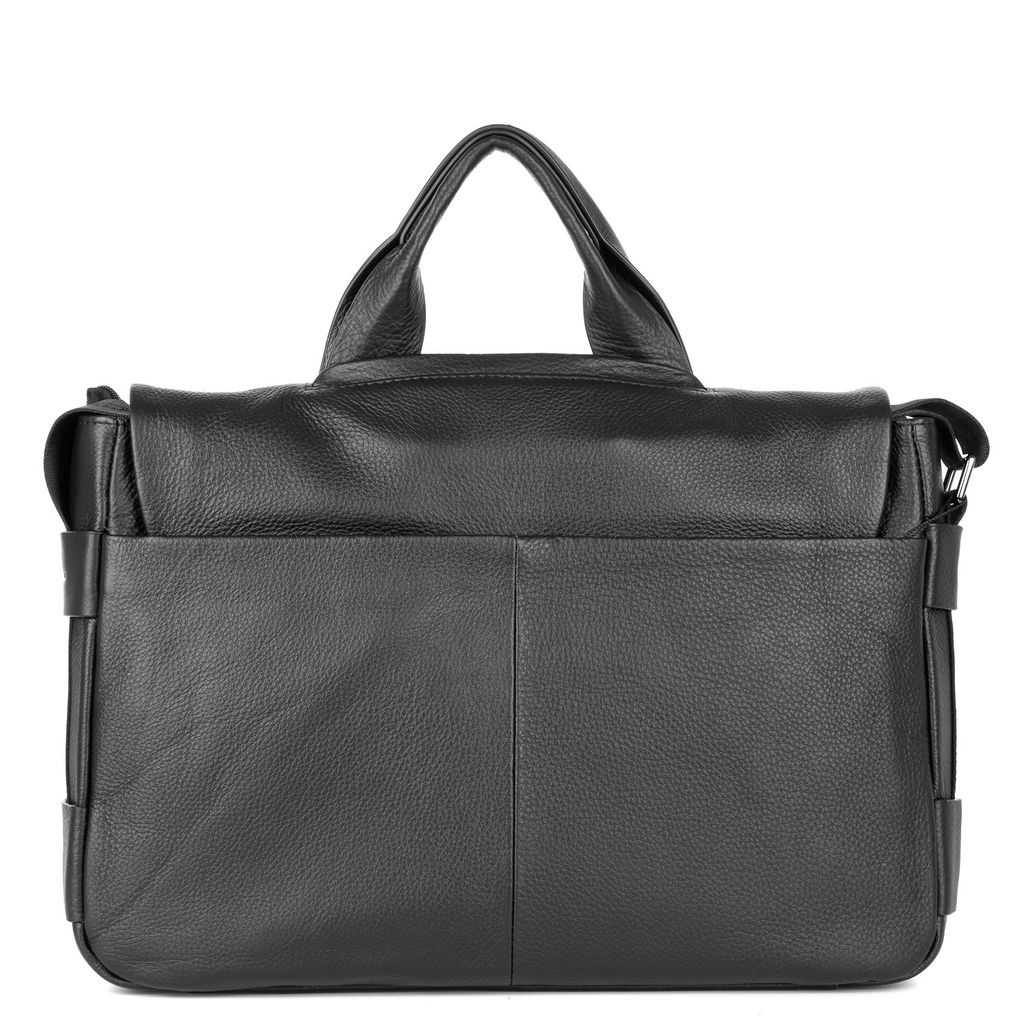 155-416 black, мужской кожаный портфель Barcelo Biagi