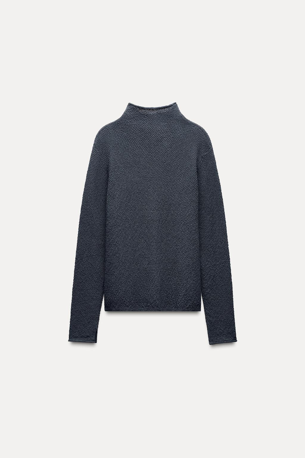 MOCK NECK KNIT TOP - Zara фото 4