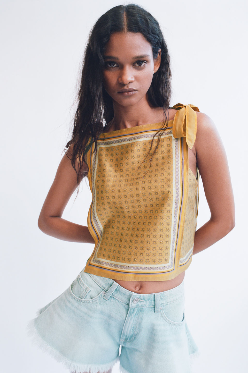Top estampado en mezcla de viscosa - H&m фото 2