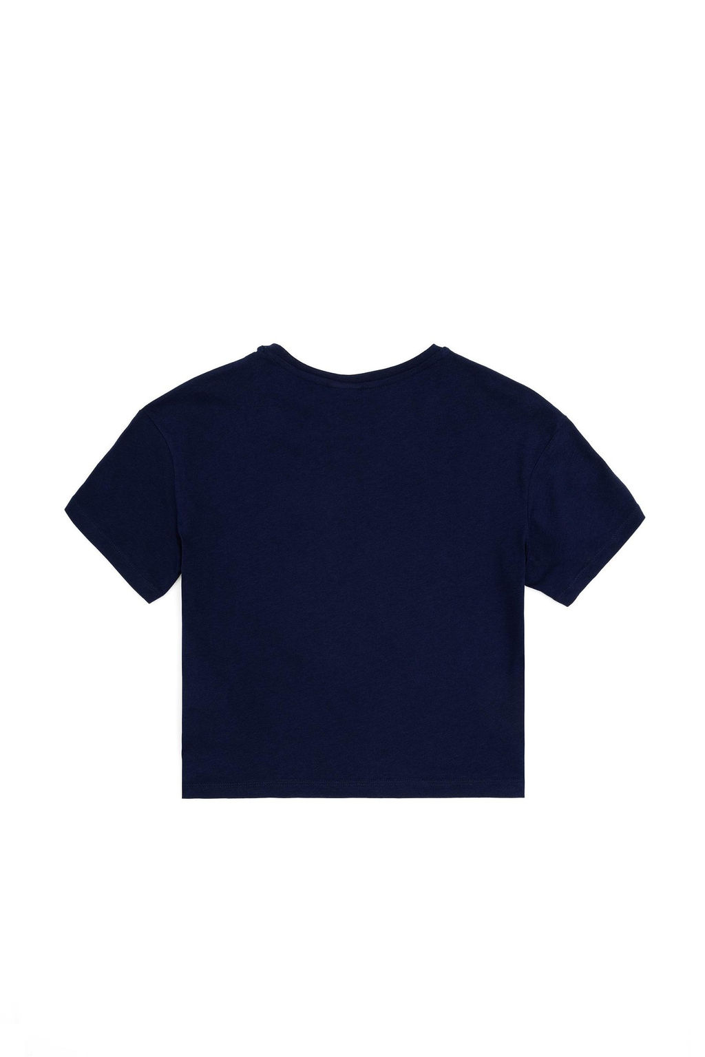 Темно-синяя футболка с круглым вырезом для девочек Неожиданная скидка в корзине - U.s. polo assn фото 2