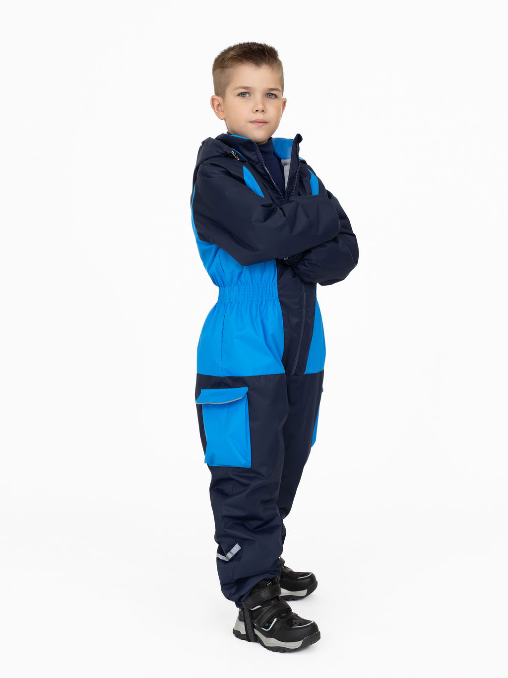 Комбинезон демисезонный голубой