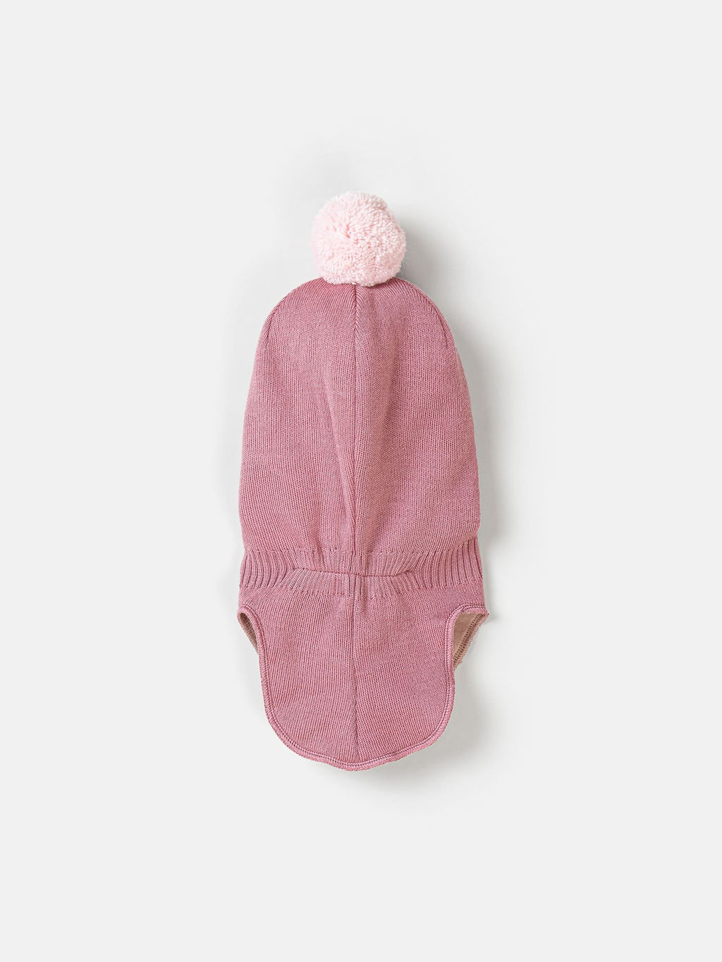 Шлем демисезонный из смесовой шерсти Пудра - Bungly фото 3