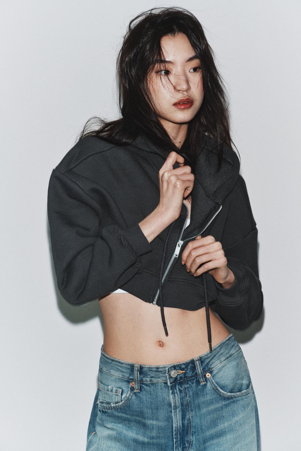 CROPPED HOODIE - Zara фото 3