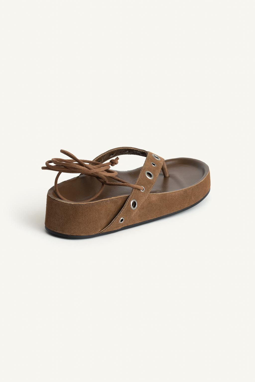 LTHR FLT SNDLS 17 - Zara фото 7