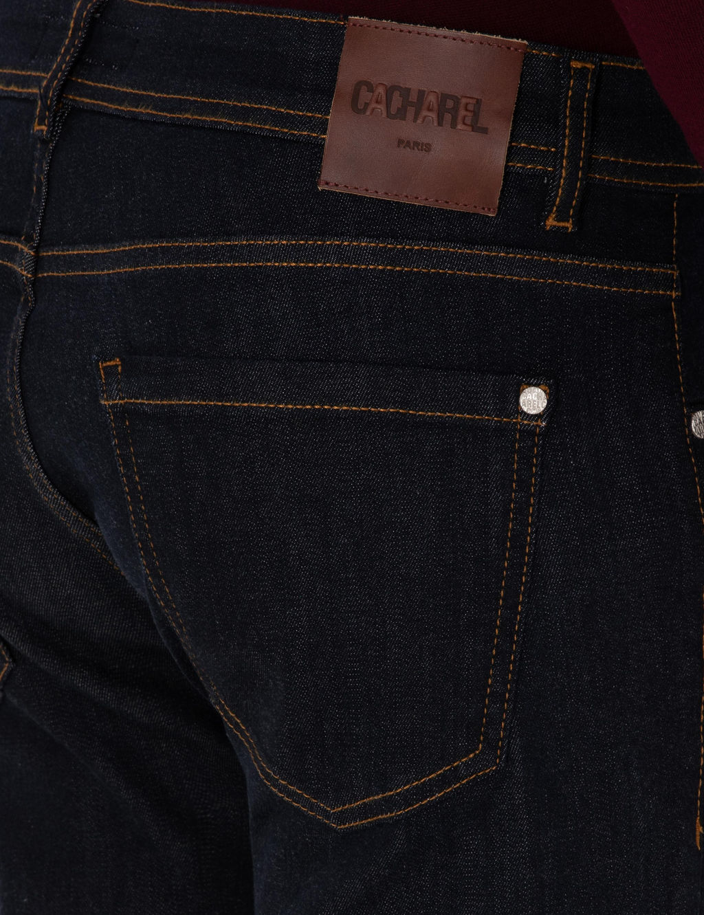 Lacivert Slim Fit Pamuk Kar___ml_ Jean Pantolon