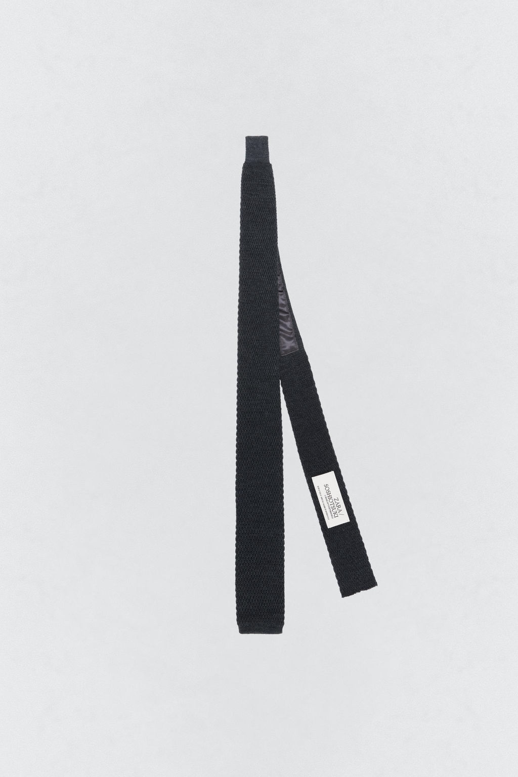 CORBATA PUNTO LANA SOSHIOTSUKI x ZARA / Gris  фото 3