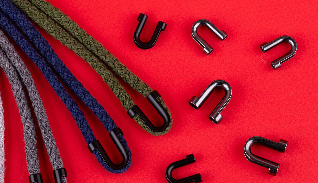 Концевик металл Gamma GB 1656 декоративные в пакете 20 шт №01 Черный