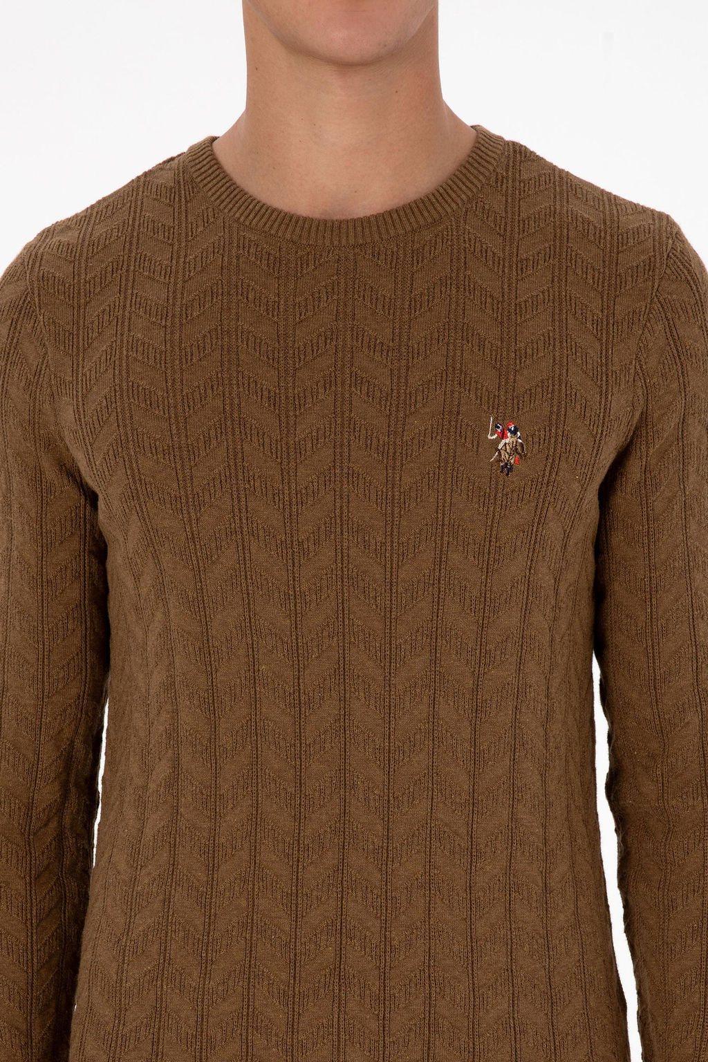 Erkek Haki Melanj Basic Kazak Sepette S_rpriz _ndirim - U.s. polo assn фото 6