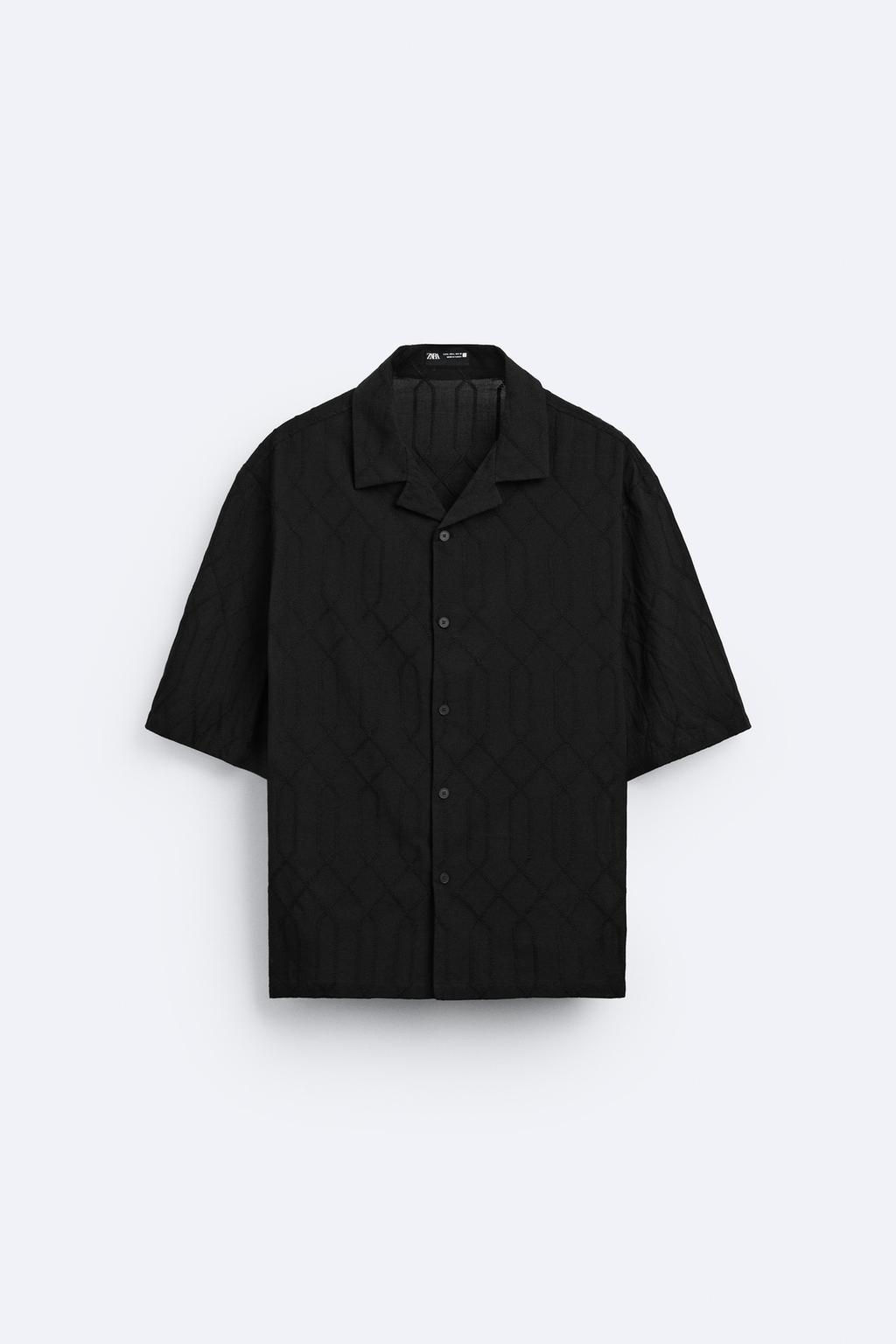 GEOMETRIK JACQUARD GOMLEK - Zara фото 7