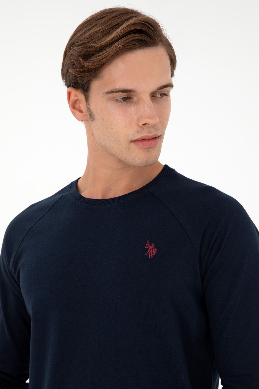 Мужской темно-синий базовый свитшот - U.s. polo assn фото 2