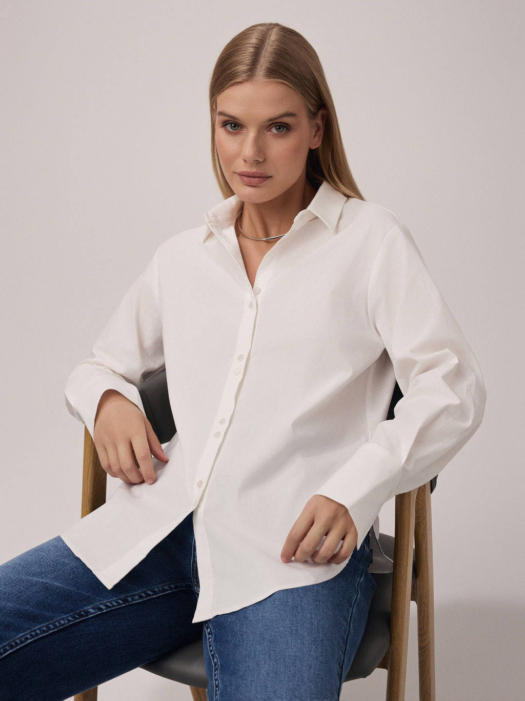 CONTE LBL 2825 Блузка женская off-white - Conte elegant фото 6