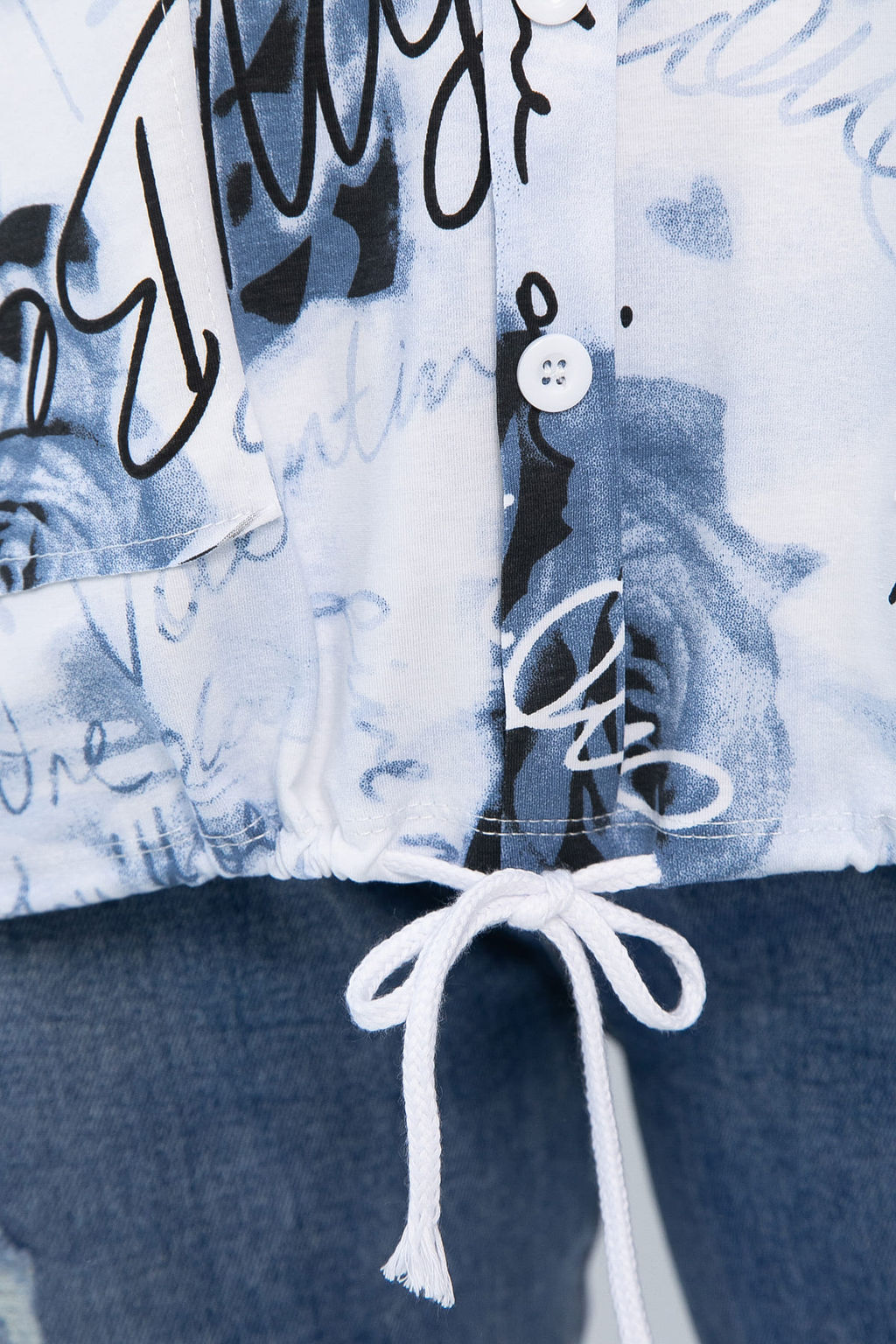 Блуза Велес (синяя) Б13758-20М - Lt collection фото 5