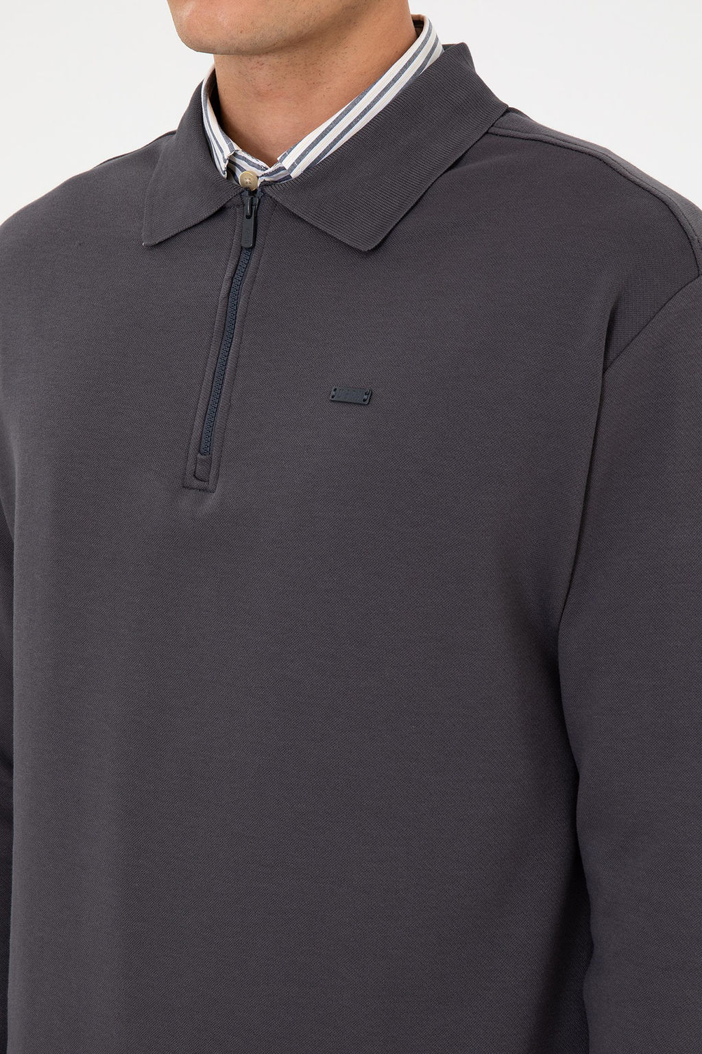 Erkek Gri Sweatshirt - U.s. polo assn фото 7