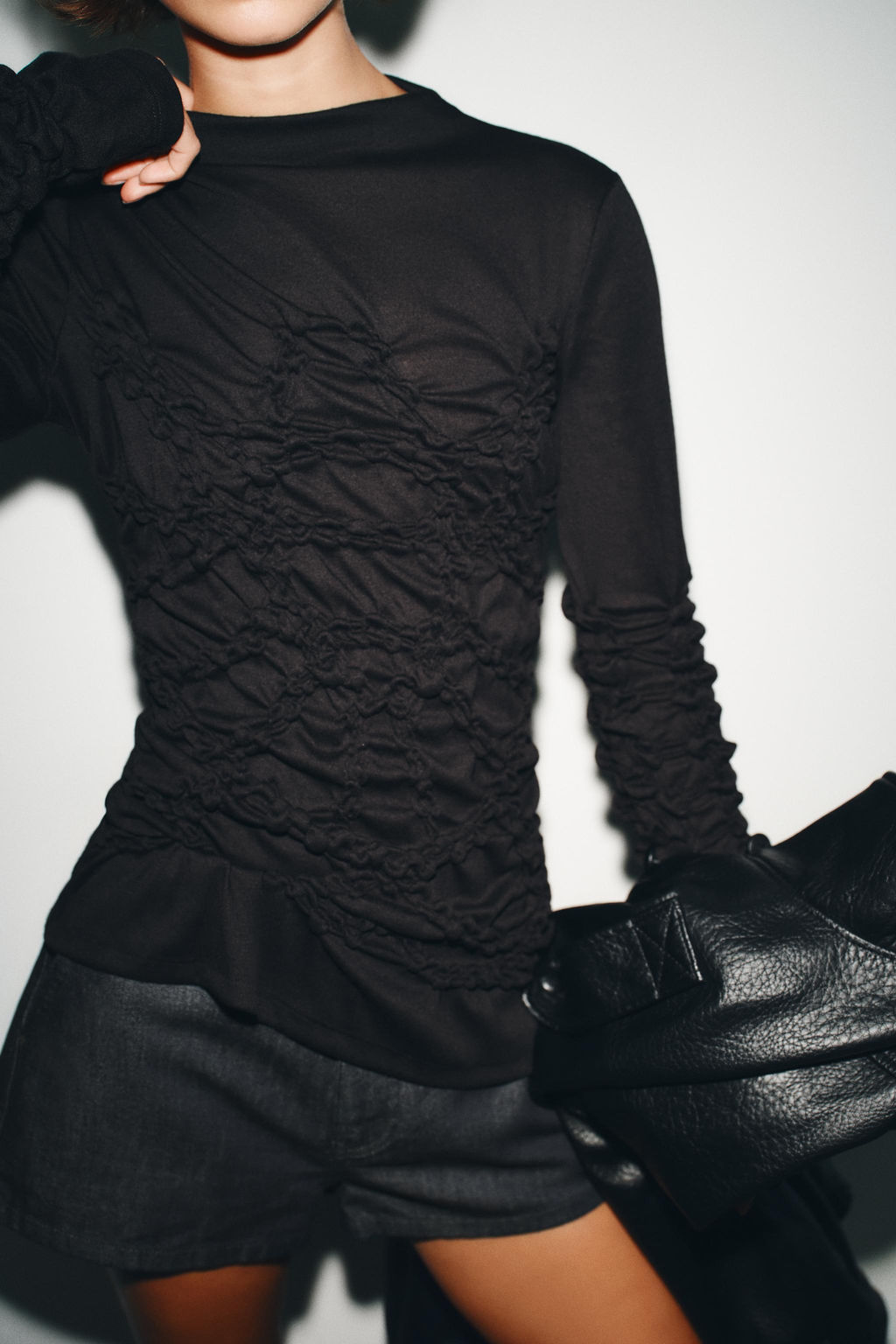 HIGH NECK long sleeve TOP - Zara фото 3