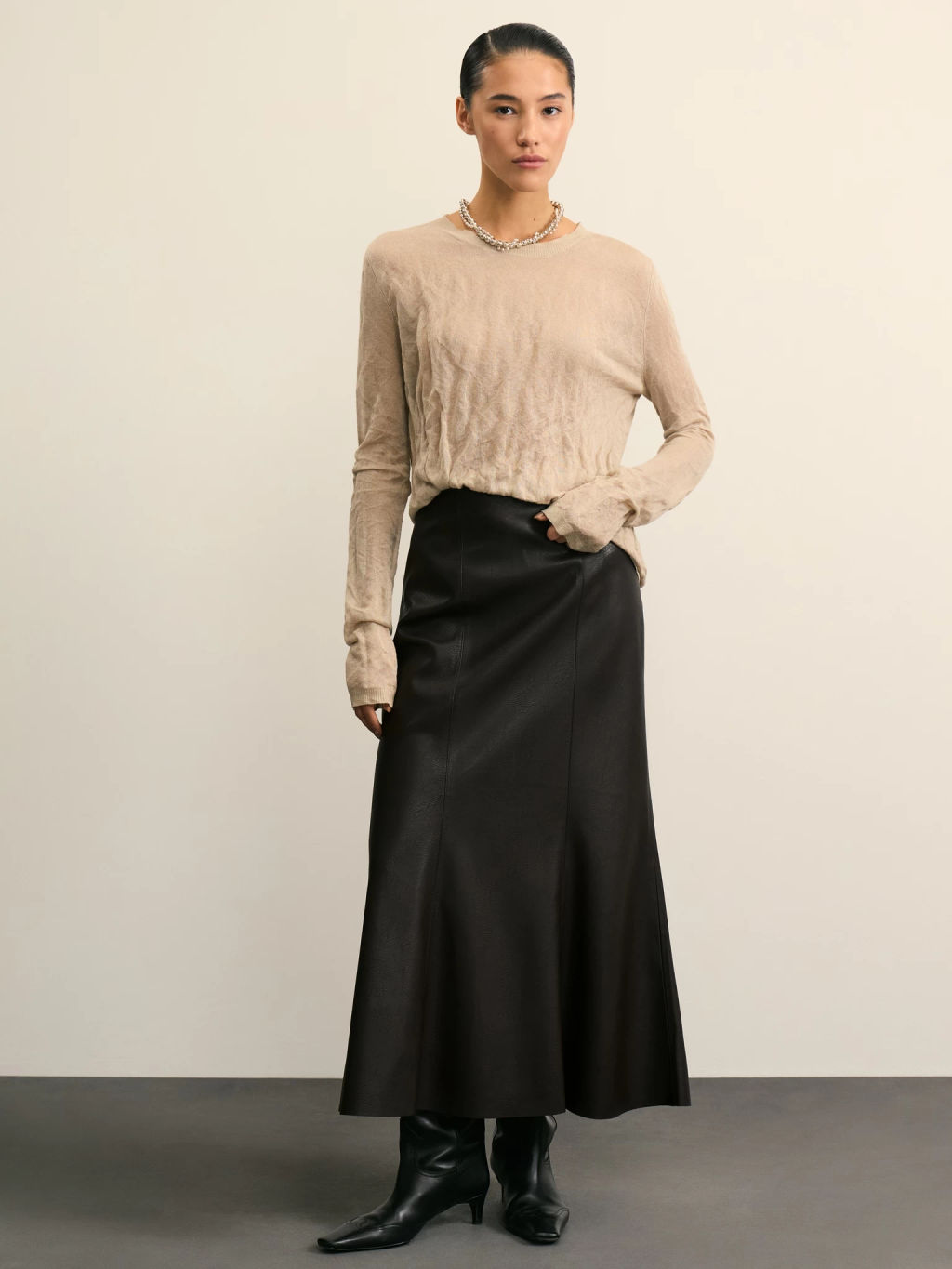 Лонгслив из вискозы / Zarina  фото 2