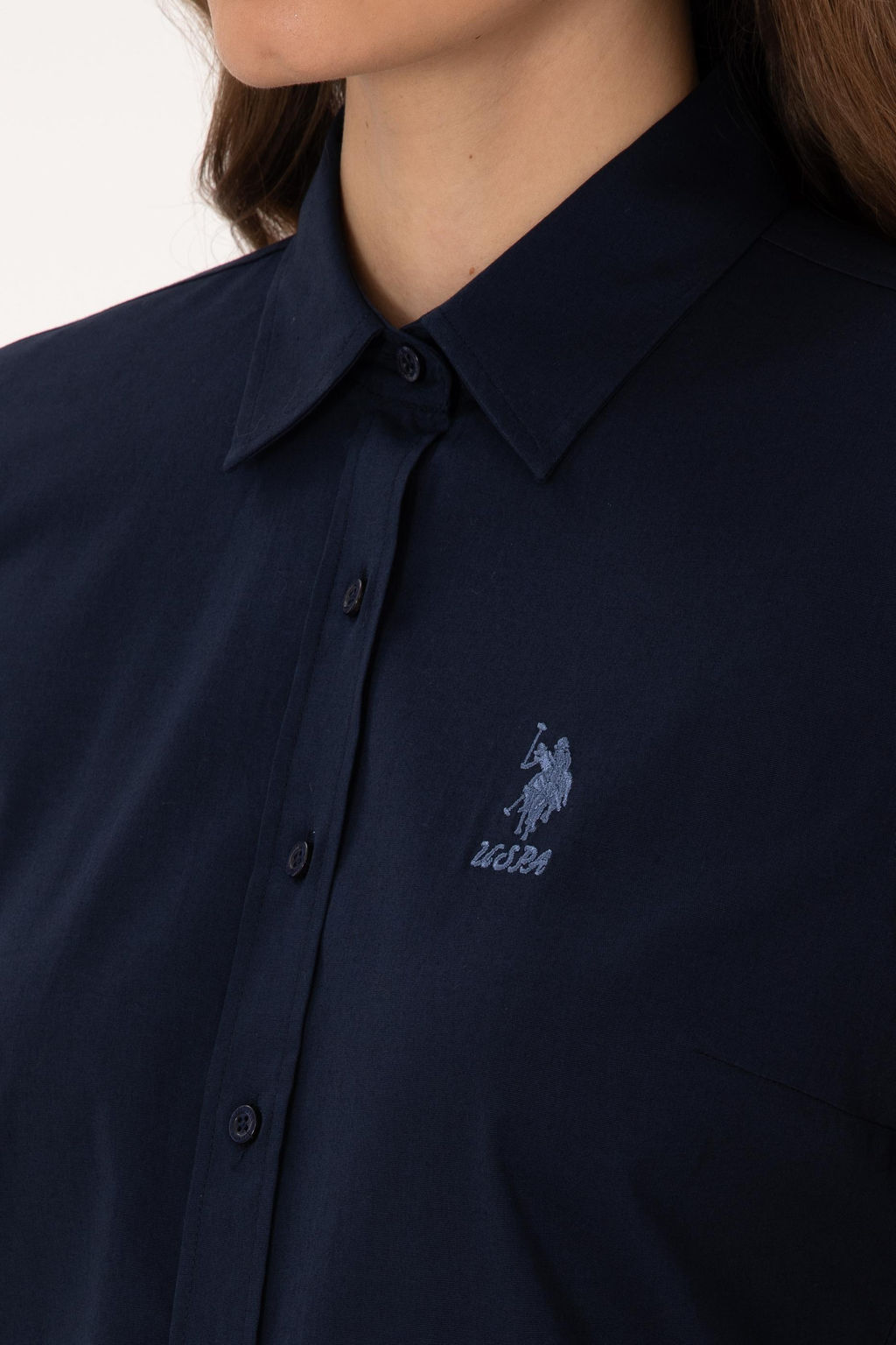 Kad_n Lacivert Uzun Kollu Basic G_mlek - U.s. polo assn фото 7