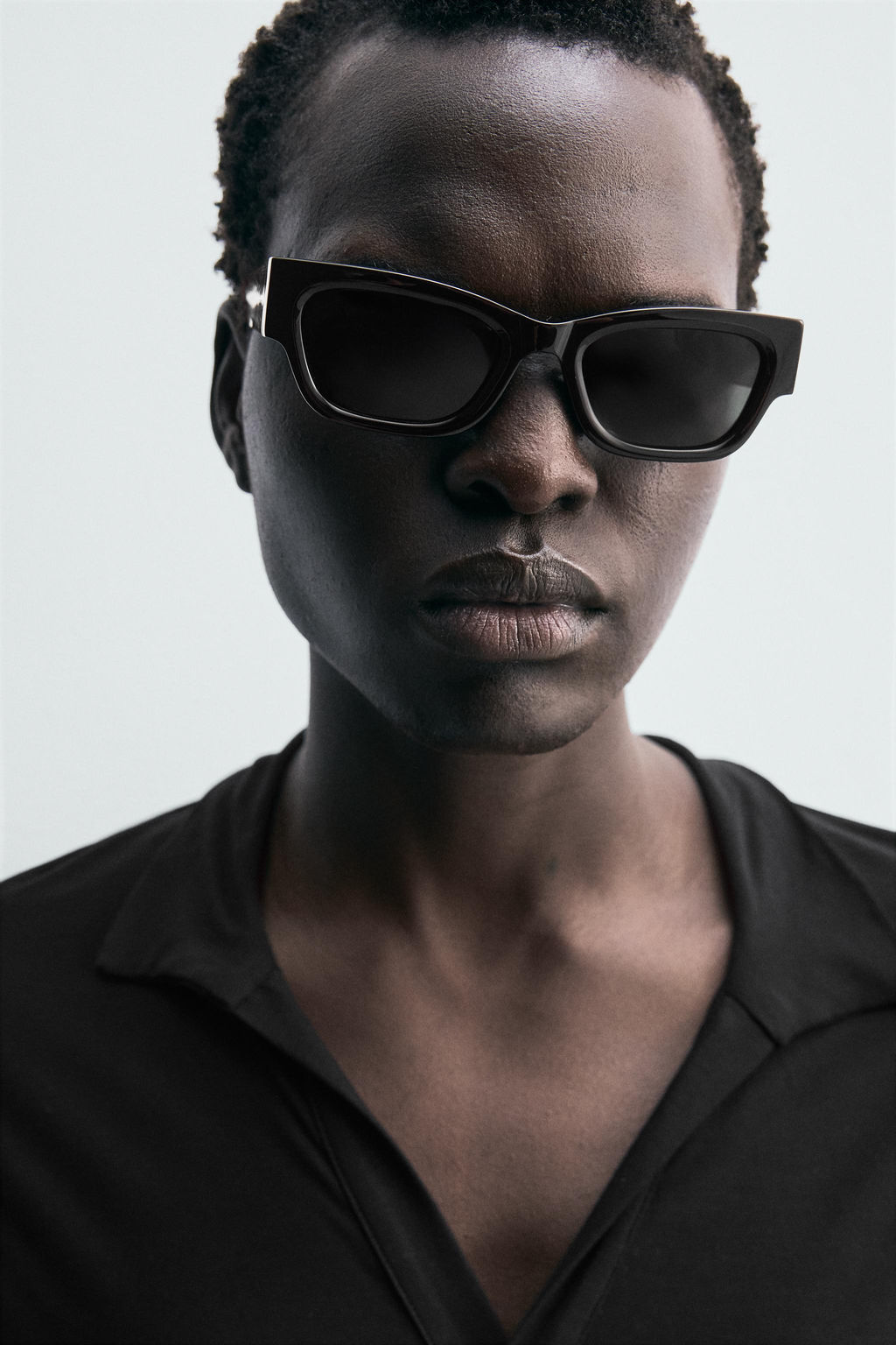 SEMI-SHEER LYOCELL POLO SHIRT - Zara фото 6