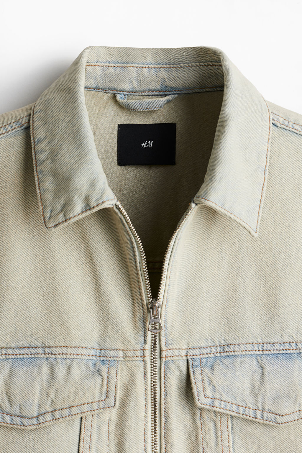 Cazadora worker en denim Loose Fit - H&m фото 3