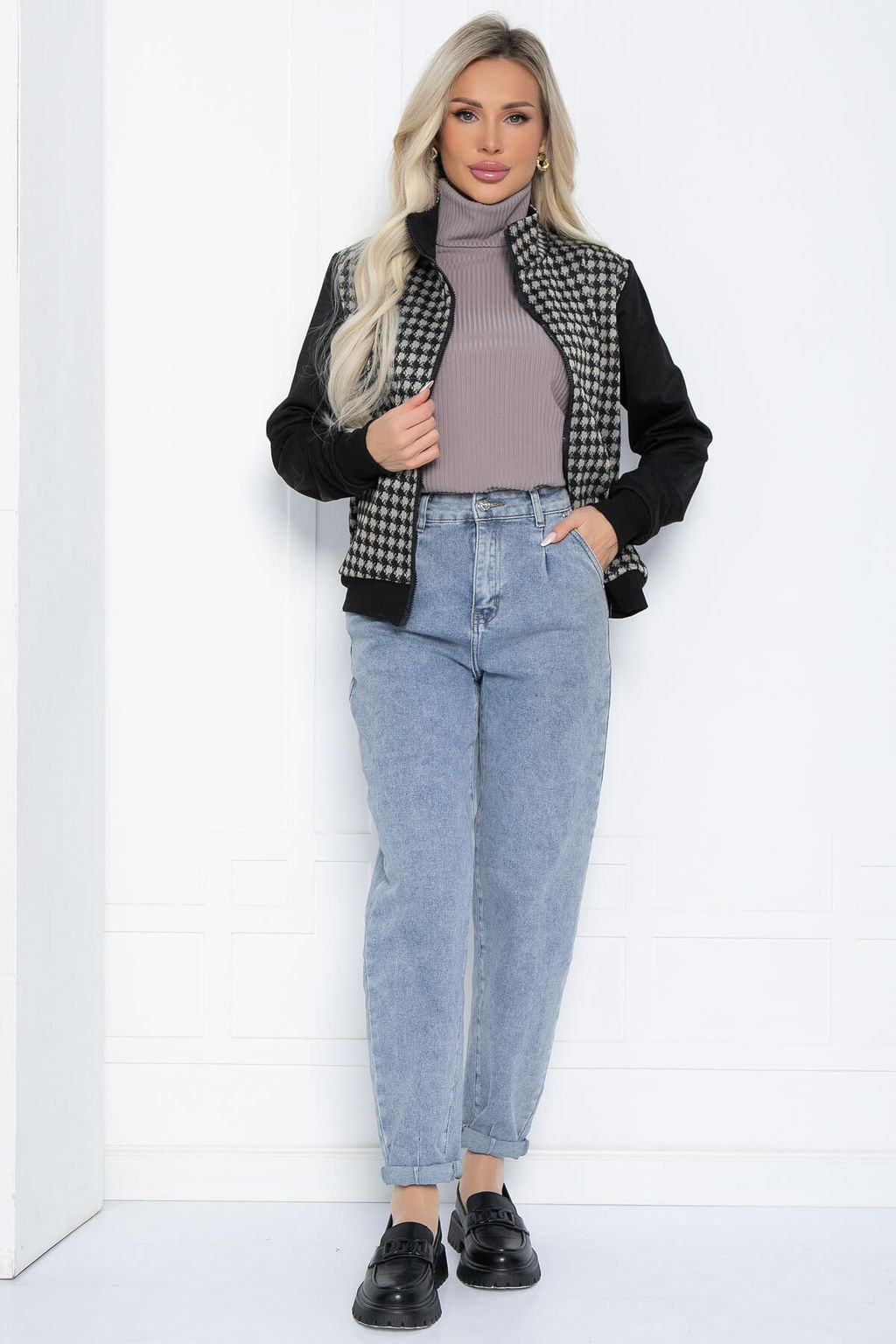 Жакет Энергия (черно-бежевый) Б12493-24 - Lt collection фото 5