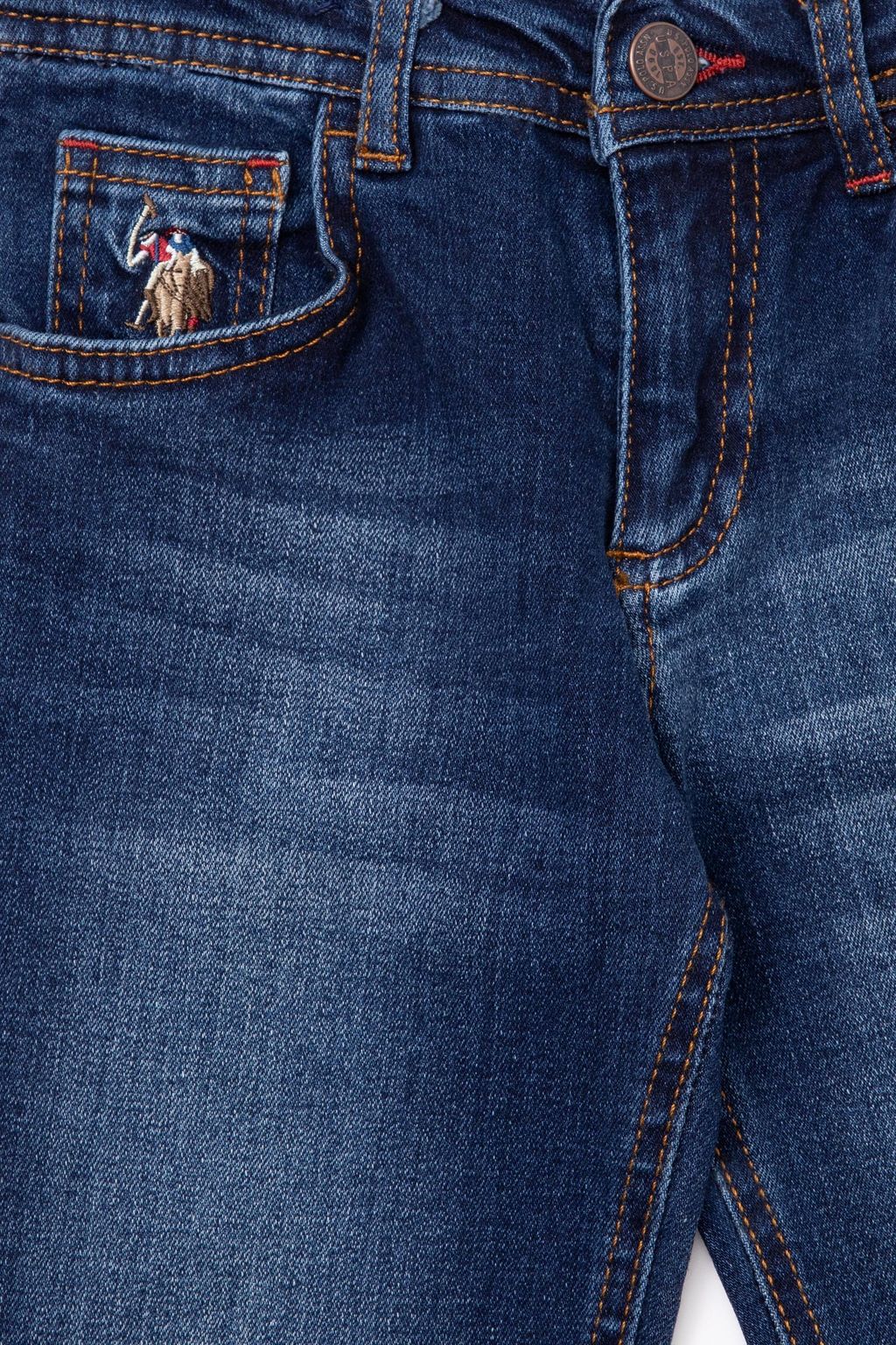 U. S. Polo Assn Темно-синие джинсовые брюки для мальчика - U.s. polo assn фото 4