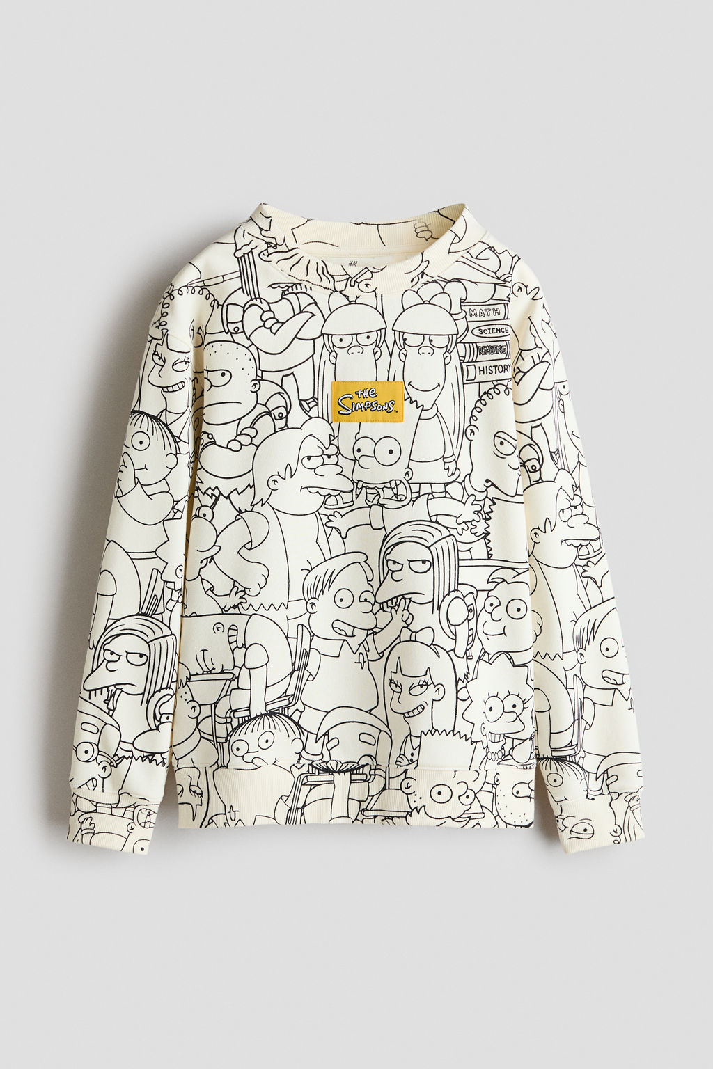 Sudadera estampada con interior cepillado