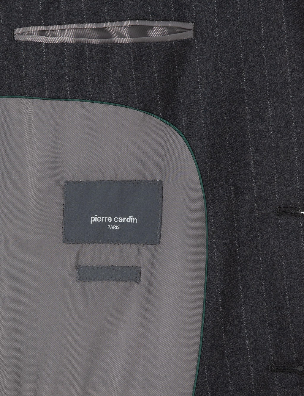 Antrasit Slim Fit _izgili Y_n Tak_m Elbise