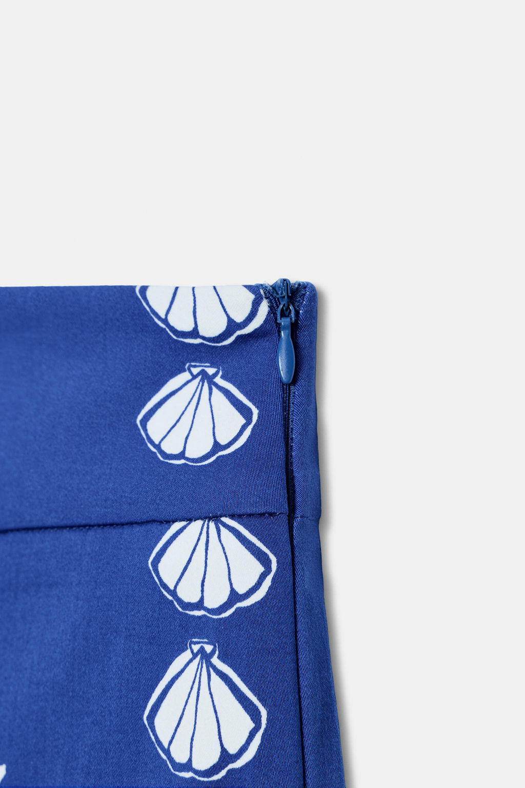 PANTAL?N CULOTTE ESTAMPADO LAZOS / Azul / Blanco