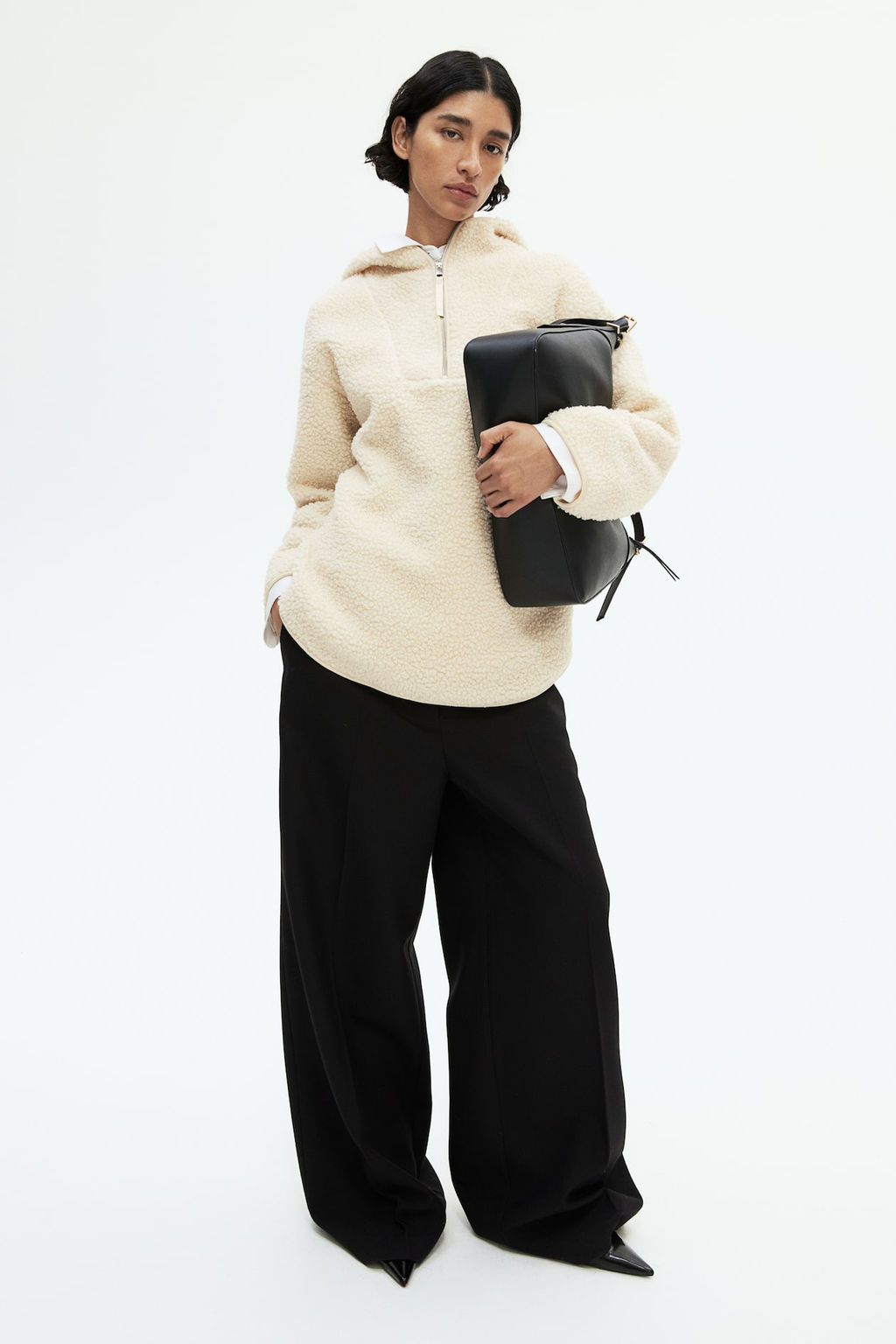 Sudadera oversize en polar - H&m фото 2