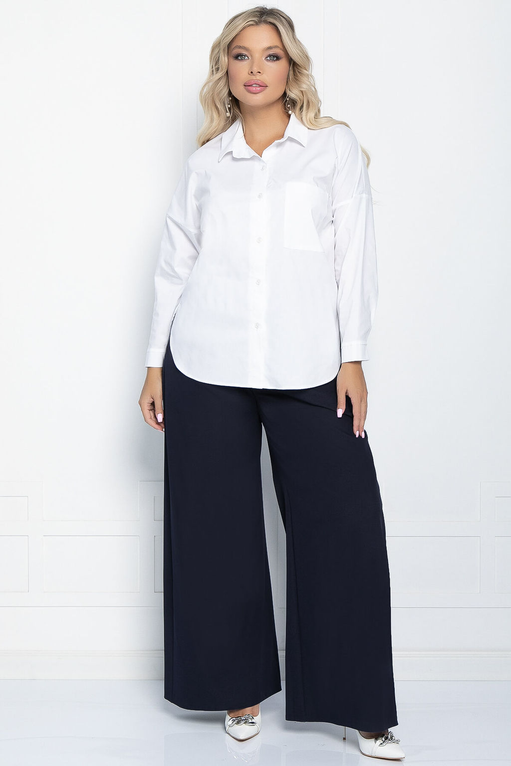 Брюки Дива (темно-синие) Б10951 - Lt collection фото 6