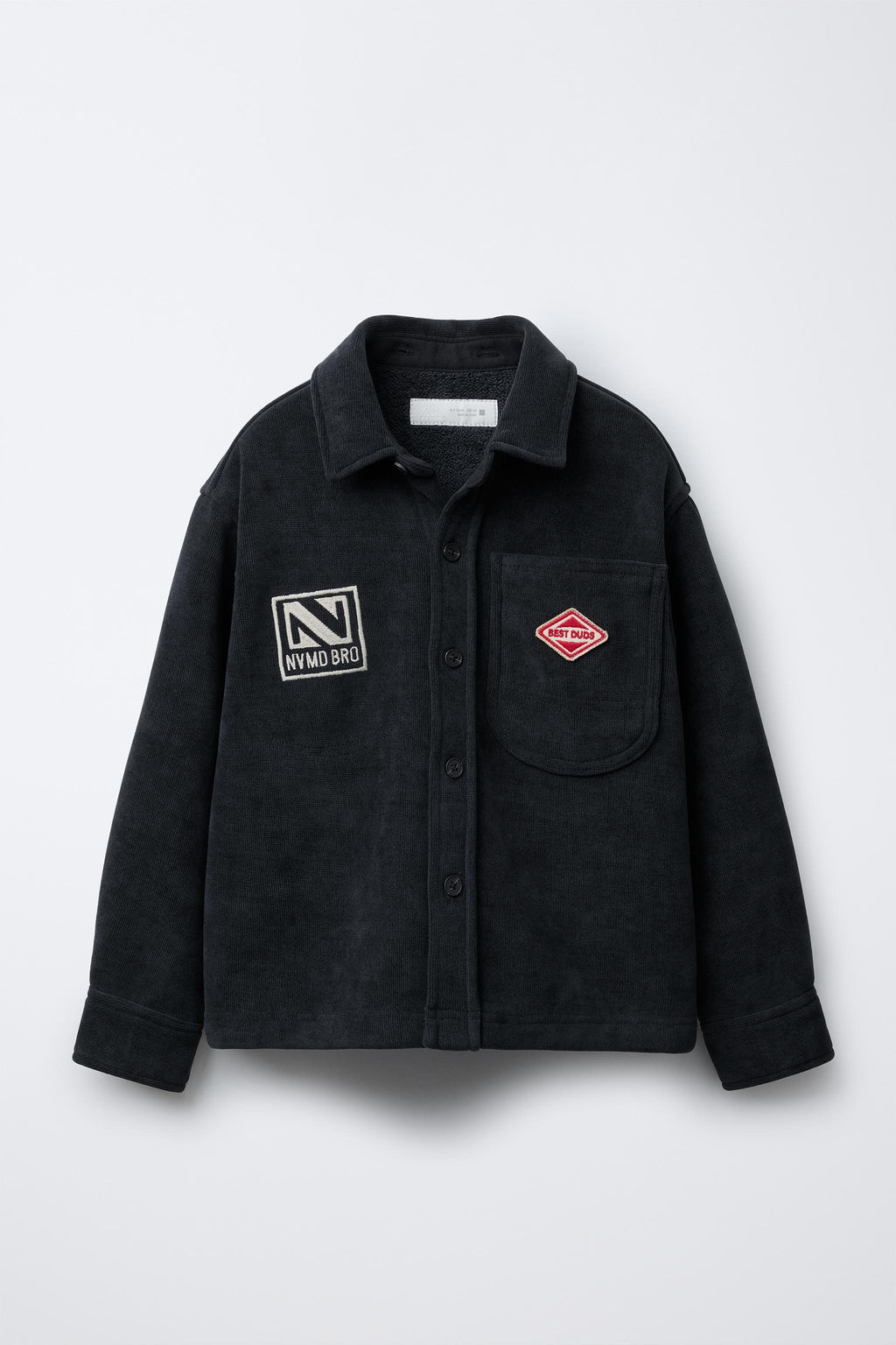 COMFORT CORDUROY FLEECE OVERSHIRT - Zara фото 2