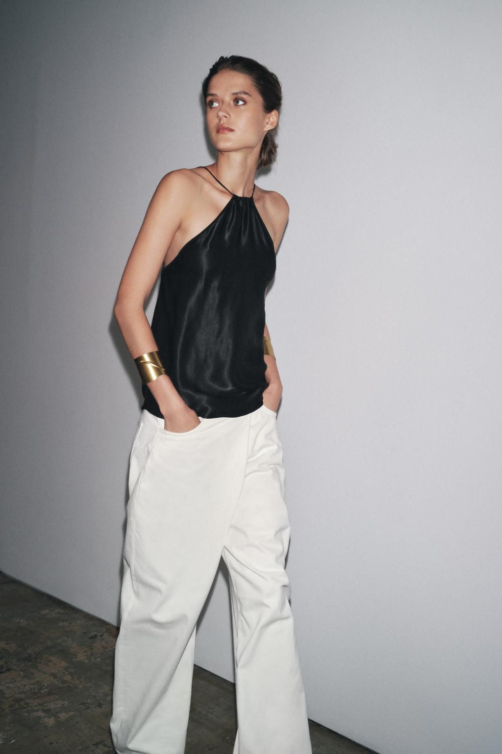 ZW COLLECTION HALTER TOP - Zara фото 3