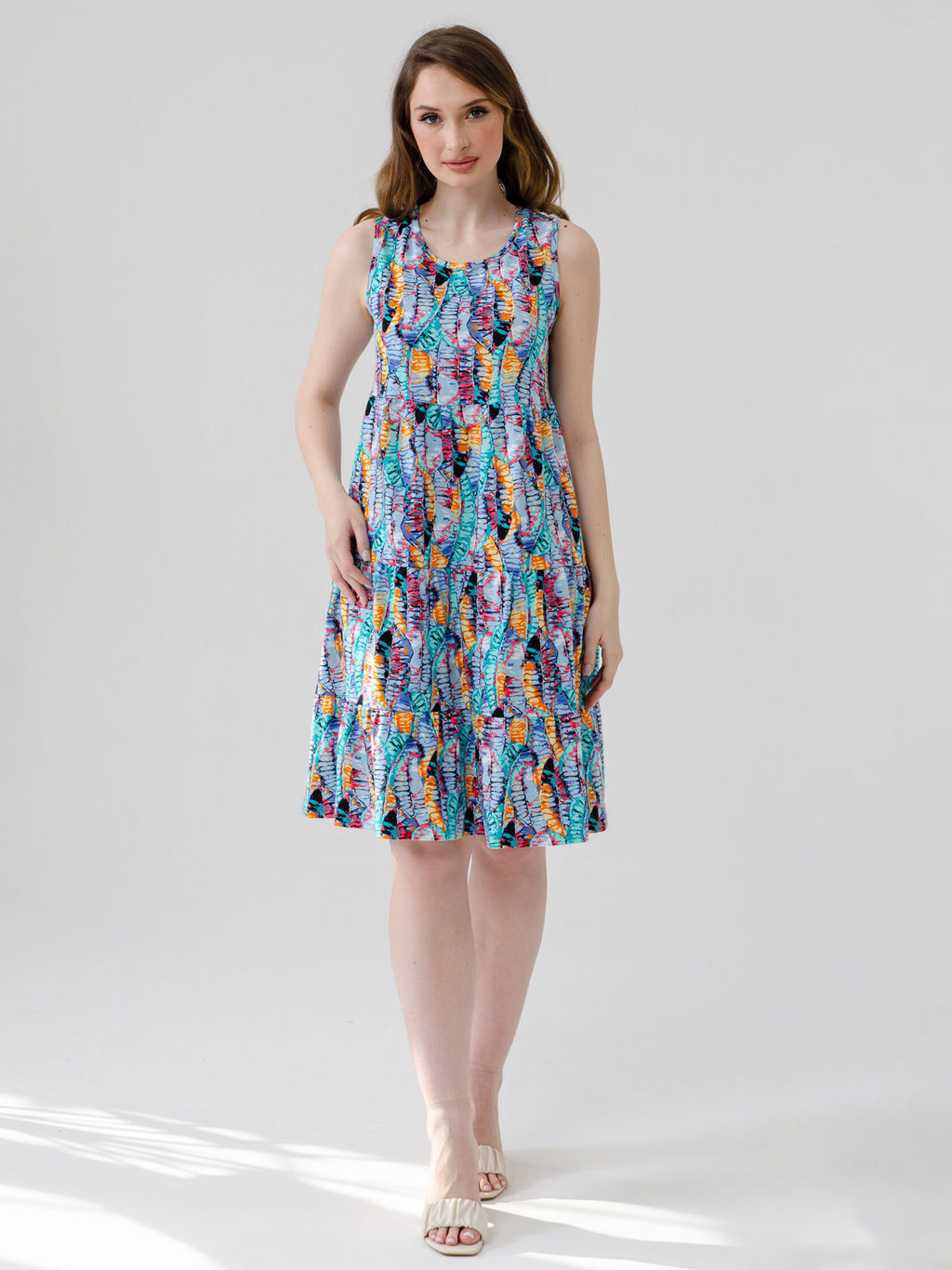 Сарафан Калейдоскоп 100% ХЛОПОК - Оптима фото 9