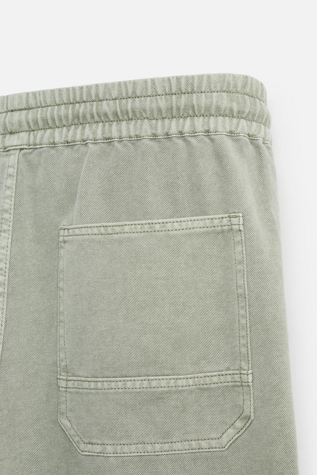 COTTON - LINEN TROUSERS - Zara фото 9