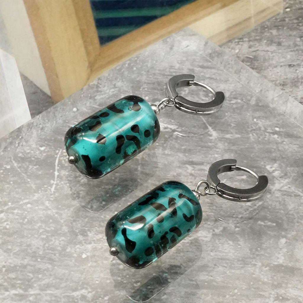 Серьги из муранского стекла WILD WAY LS3434 - Vloes фото 4