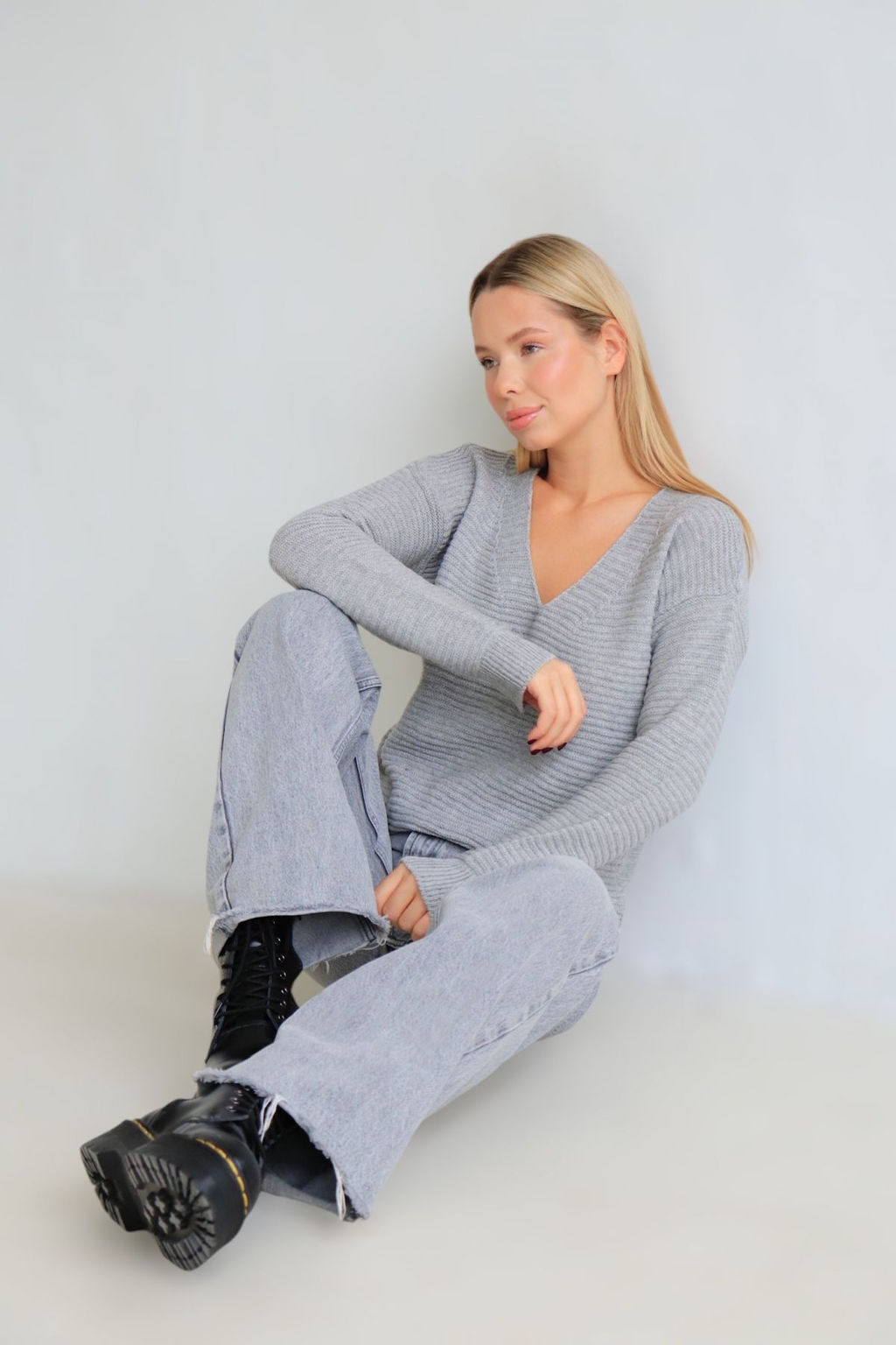 10809 Пуловер серый - Martichelli фото 22